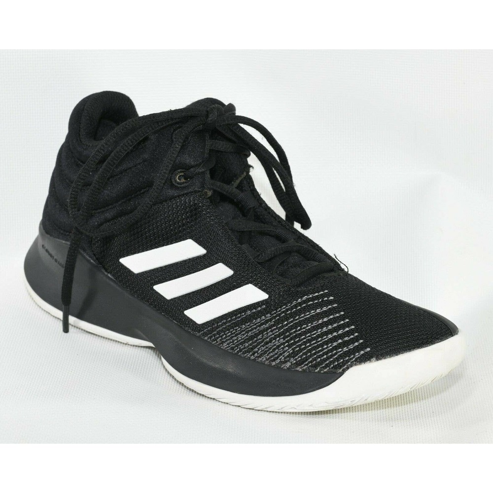Adidas Men’s LVL 029002 Black/White Basketball Cloudfoam Shoes (Size US 6)
